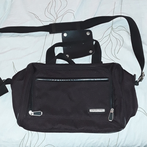 skyline luggage purple